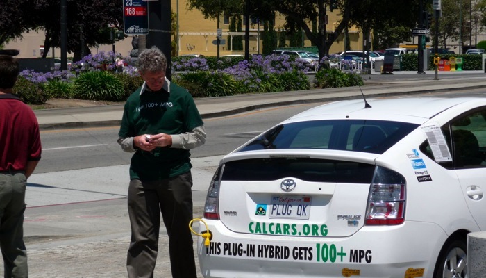 Felix Kramer, CalCars.org, at Plug In 2008 in San Jose / photo by Creative Greenius (c) 2008
