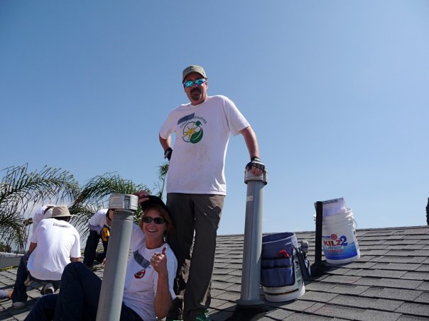 Greenius on the Roof in Long Beach installing solar for GRID Alternatives